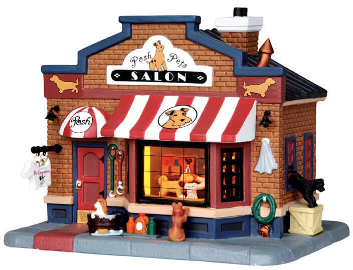lemax-posh-pets-salon-b-timent-miniature-lumineux image 1