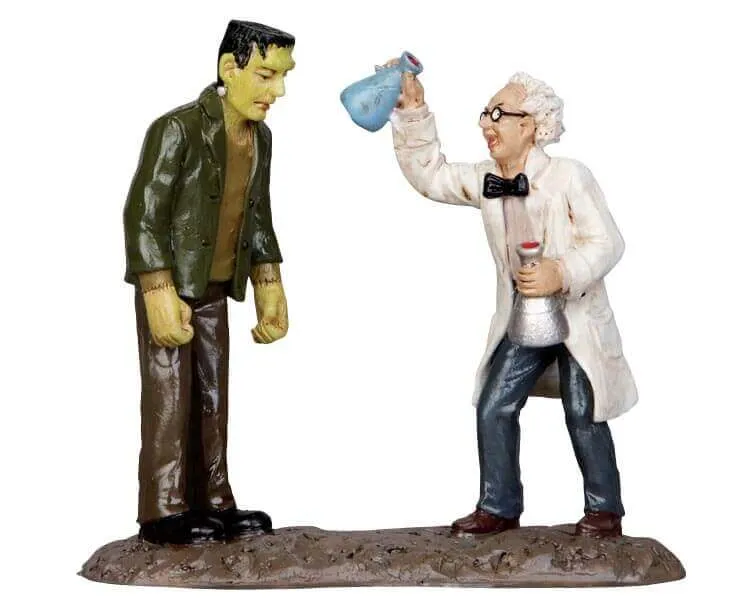 lemax-mad-scientist-figurine-savant-fou-spooky image 1
