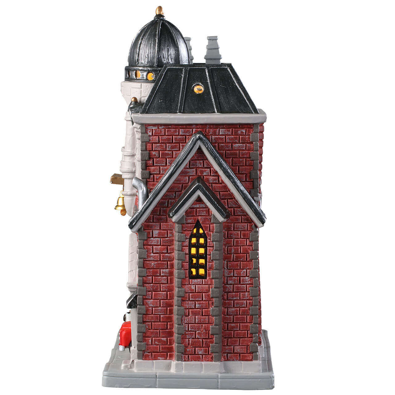 lemax-caddington-fire-brigade-b-timent-miniature-pompiers-lumineux image 2