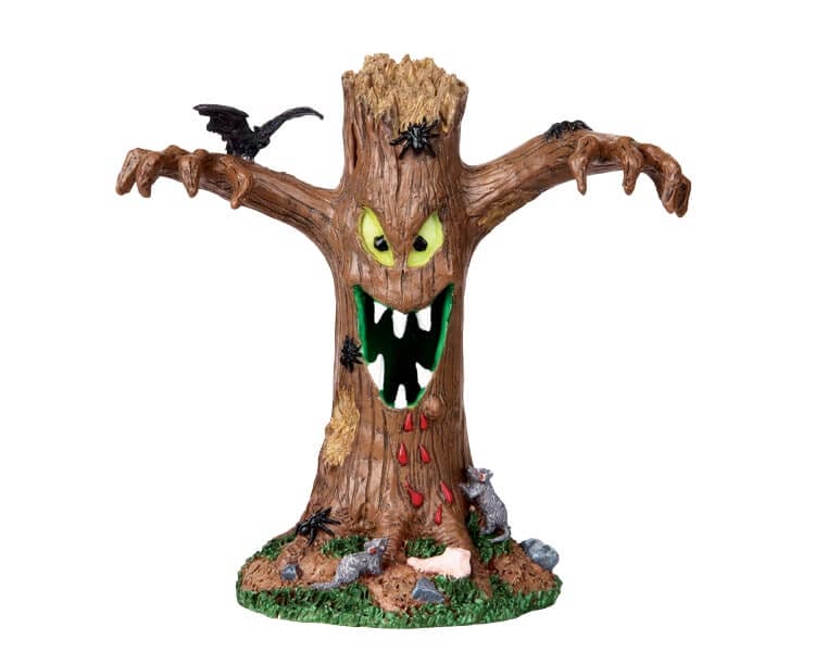lemax-creepy-tree-arbre-hant-spooky-town-halloween image 1