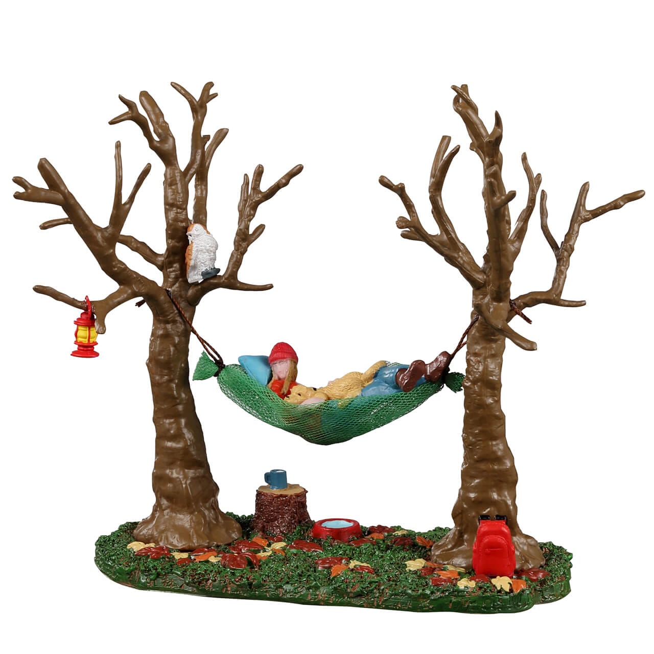 lemax-camping-hammock-buddy-figurine-hamac-camping-avec-chien image 1