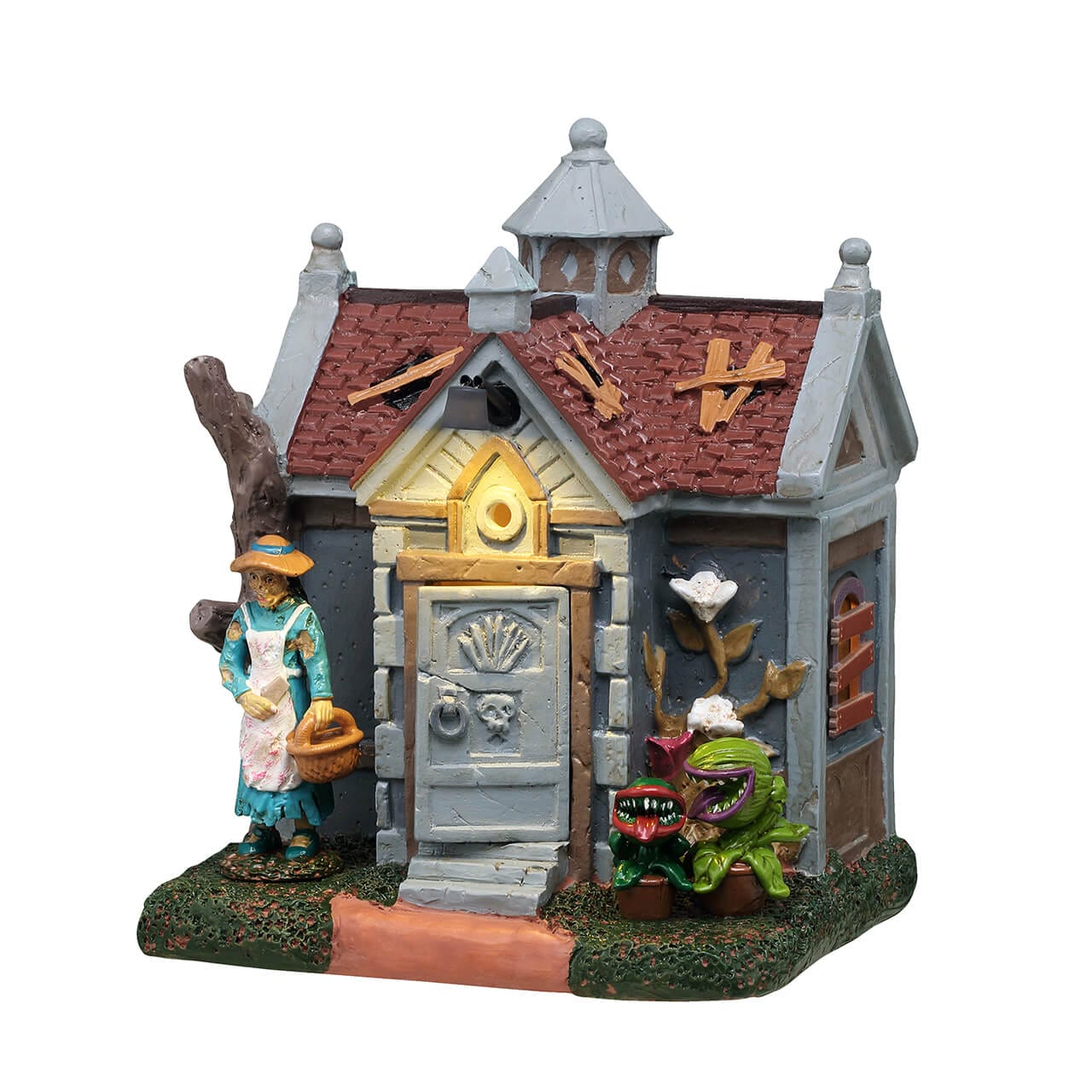lemax-grave-gardening-sc-ne-spooky-town-cabane-hant-e image 1