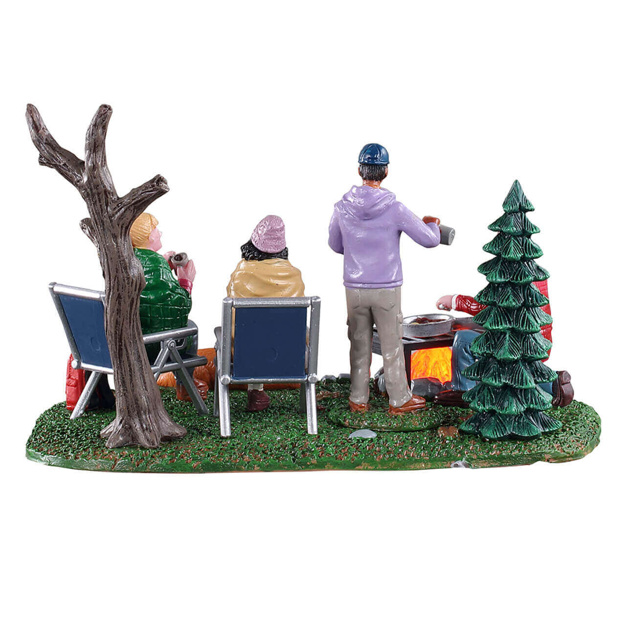lemax-camping-couples-figurine-campeurs-et-feu-de-camp image 4