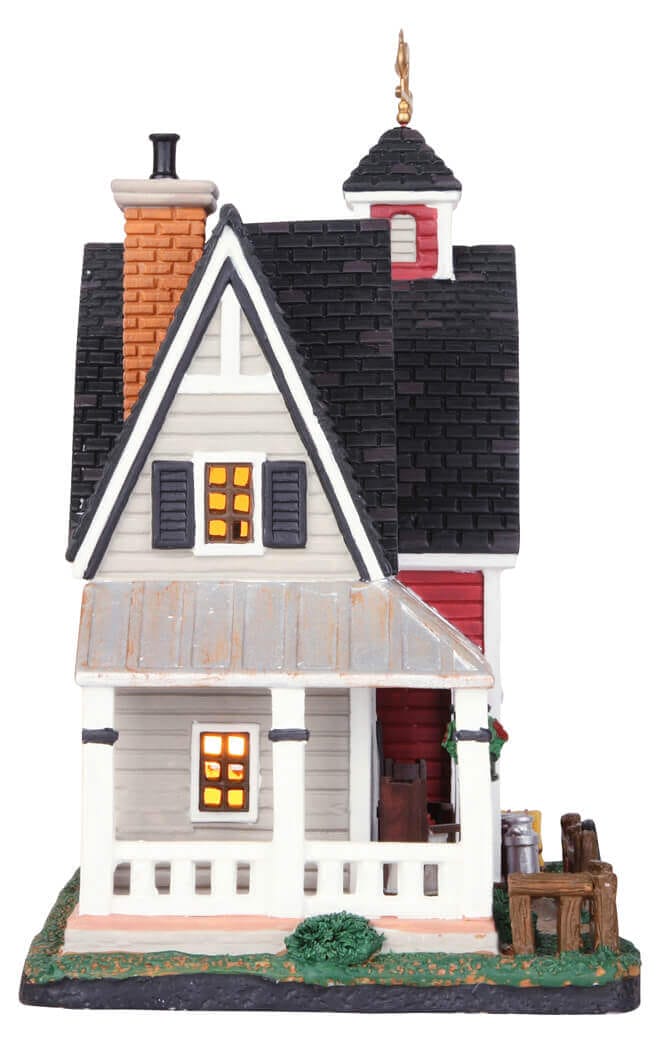 lemax-farmhouse-ferme-miniature-lumineuse-village-de-no-l image 3