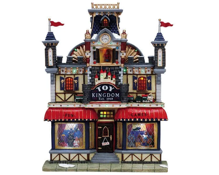 lemax-toy-kingdom-b-timent-lumineux-magasin-de-jouets-village-de-no-l image 1