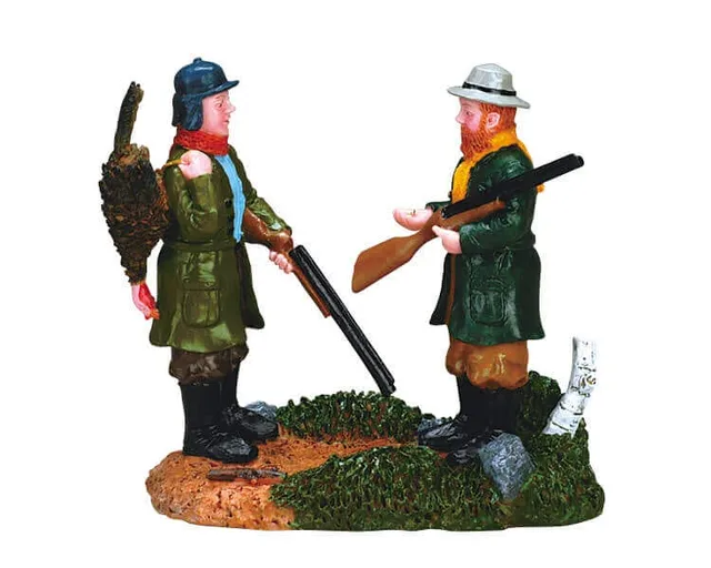 lemax-after-the-hunt-figurine-chasseurs-village-de-no-l image 1