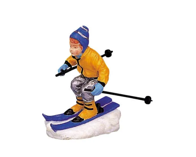 lemax-downhill-racer-figurine-skieur-miniature-pour-village image 1