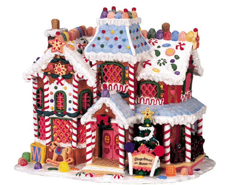 lemax-gingerbread-manor-maison-pain-d-pice-lumineuse image 2