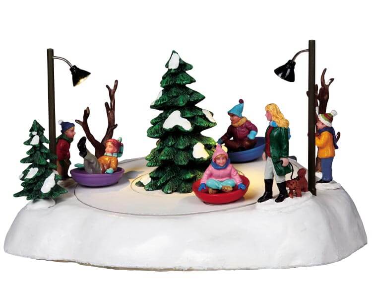 lemax-saucer-fun-figurine-luge-village-de-no-l image 1