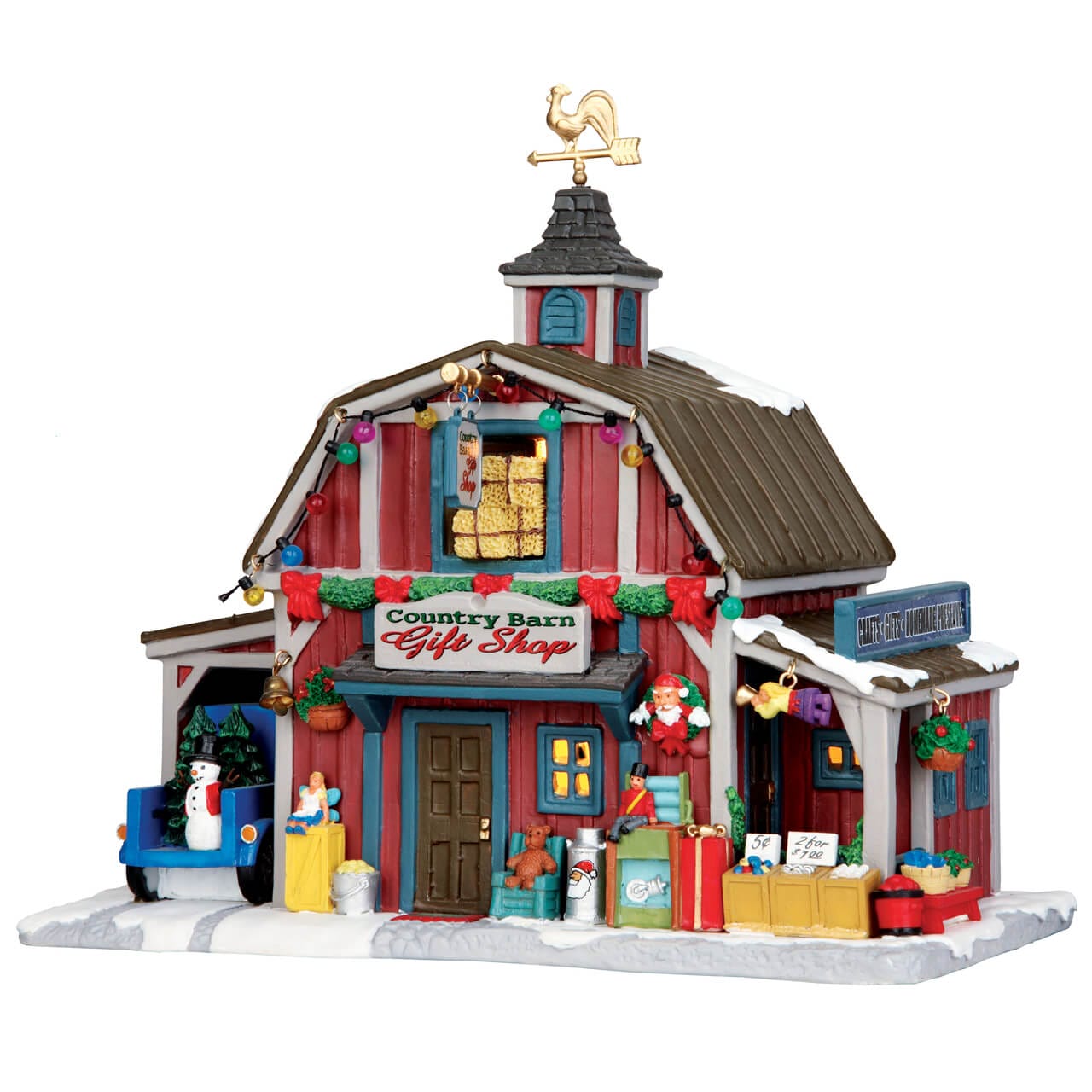 lemax-country-barn-gift-shop-boutique-miniature-village image 1