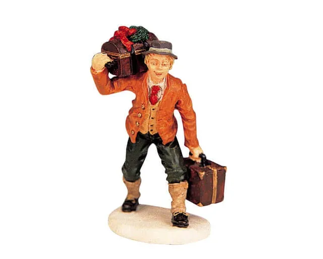 lemax-luggage-carrier-figurine-porteur-de-bagages-village-de-no-l image 1