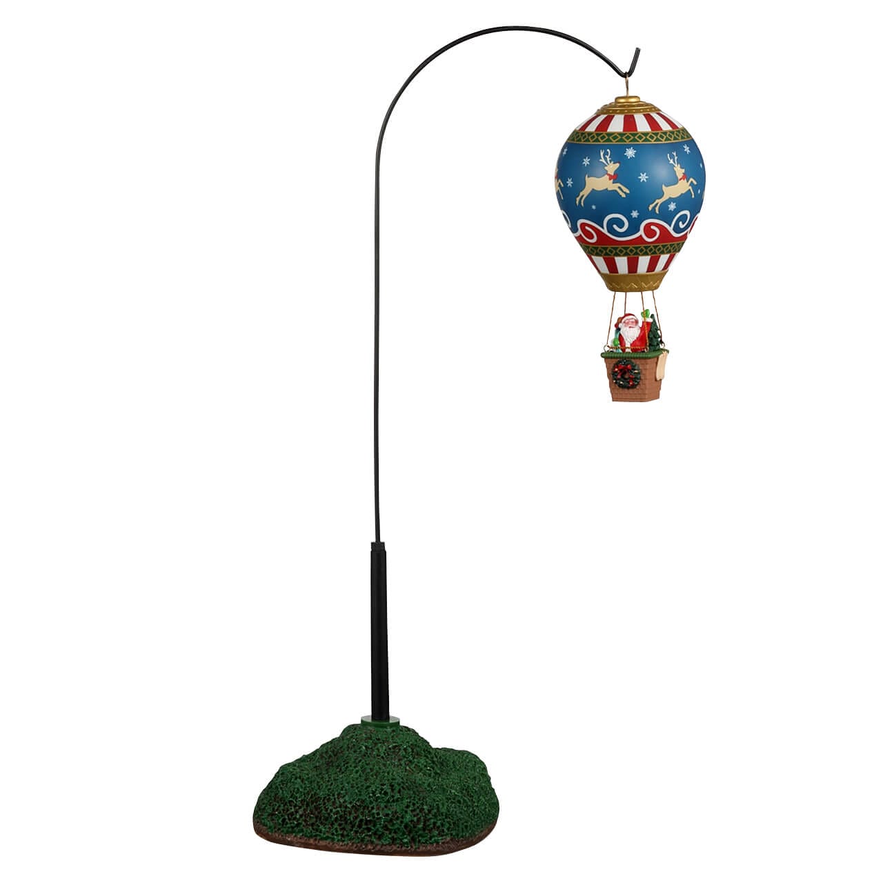 lemax-reindeer-hot-air-balloon-montgolfi-re-anim-e image 1