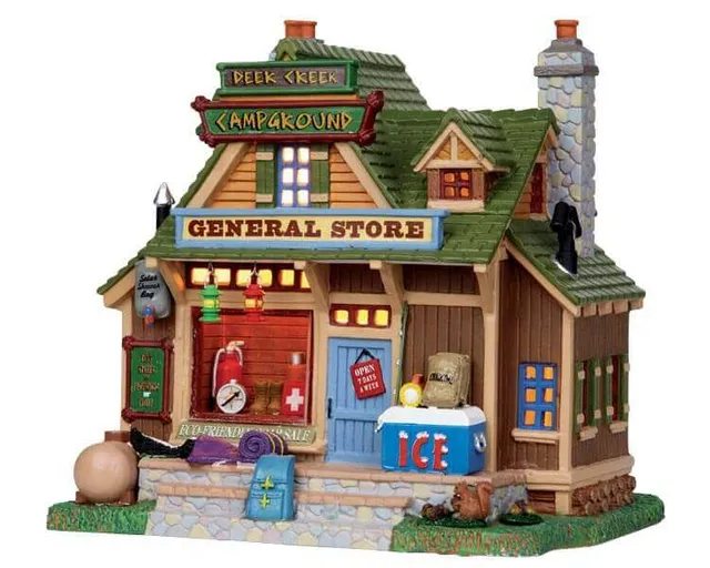 lemax-deer-creek-general-store-magasin-g-n-ral-miniature-de-village image 1