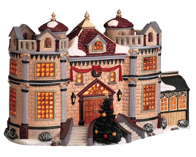 lemax-villa-maison-miniature-lumineuse-de-village-de-no-l image 1