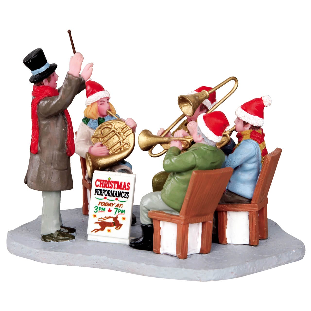 lemax-gazebo-band-figurine-orchestre-de-no-l-5-musiciens image 1
