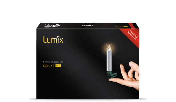 krinner-lumix-deluxe-argent-mini-extension-7-bougies-led image 1