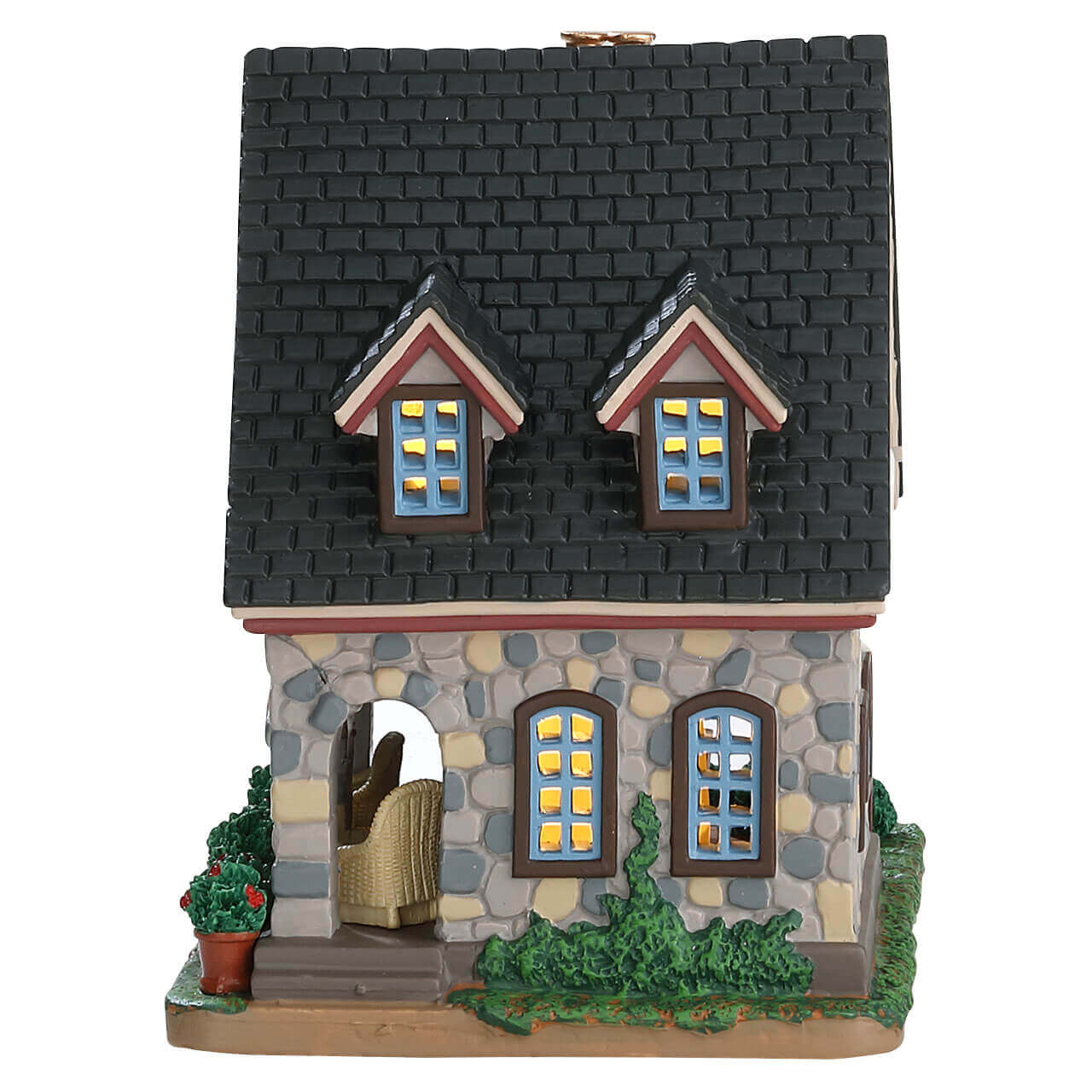 lemax-1870-house-bed-breakfast-maison-village-miniature-lumineuse image 2