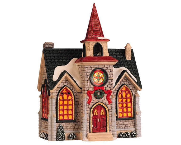 lemax-stone-church-glise-en-pierre-village-de-no-l image 2