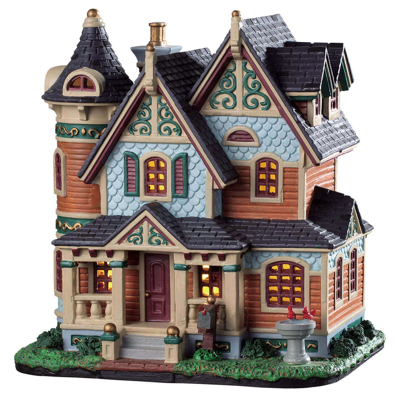 lemax-hayes-residence-maison-miniature-lumineuse-village-de-no-l image 1