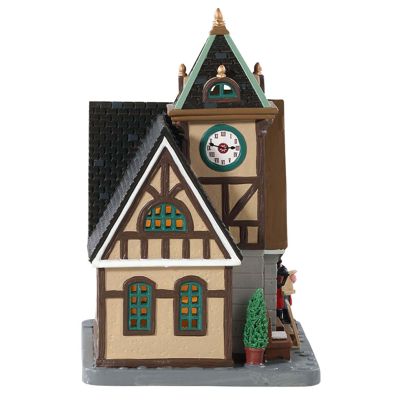 lemax-village-town-hall-mairie-de-village-miniature-lumineuse image 3