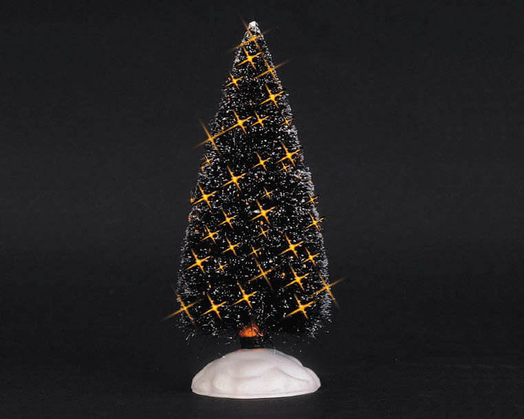lemax-shimmering-bristle-tree-medium-sapin-miniature-stable image 2