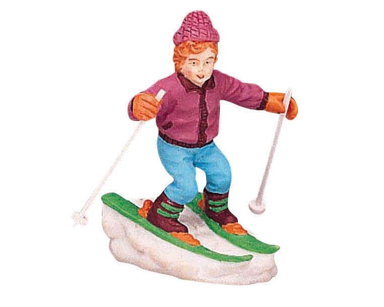 lemax-learning-to-ski-figurine-village-de-no-l image 1