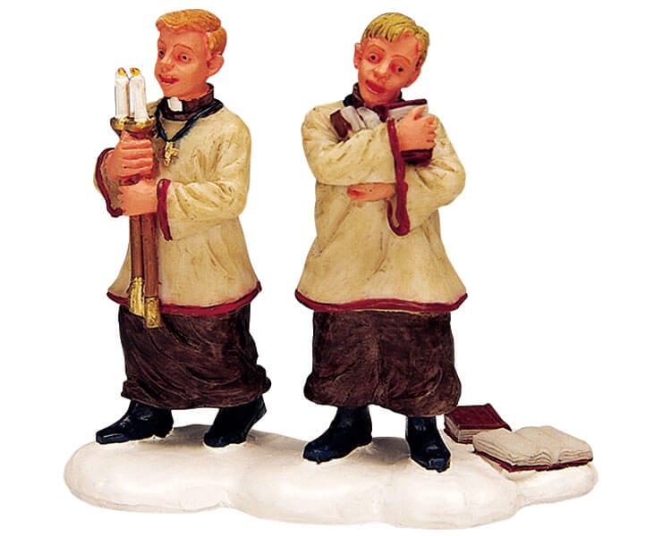 lemax-to-the-cathedral-figurines-pi-tons-miniature-glise-village-no-l image 1