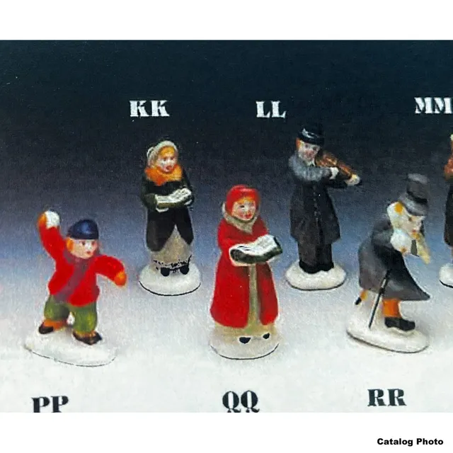 lemax-singing-girl-green-figurine-chanteuse-verte-village image 1