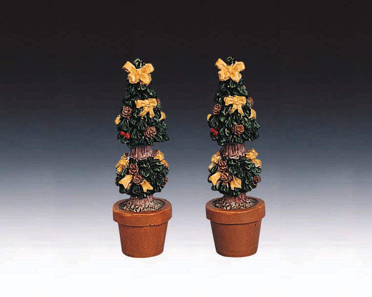 lemax-cone-shaped-topiaries-lot-de-topiaires-c-nes-de-no-l image 1
