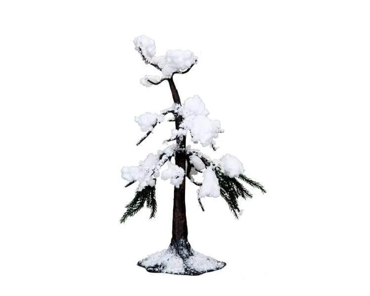 lemax-scotch-pine-tree-medium-sapin-stable-moyen-village-miniature image 1