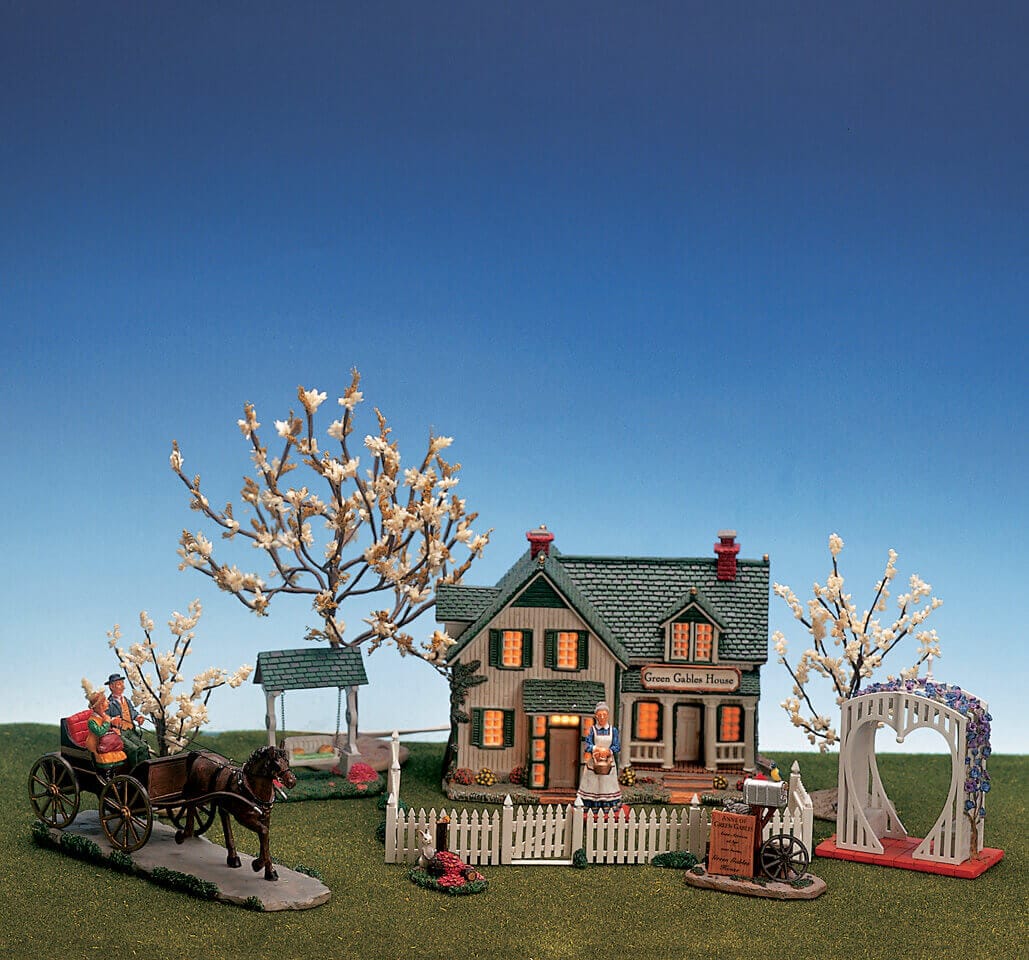 lemax-green-gables-house-set-maison-village-de-no-l image 1
