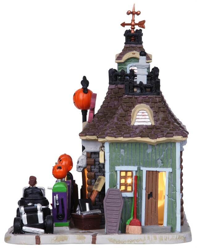 lemax-spookytown-gas-n-ghoul-b-timent-halloween-station-service image 2