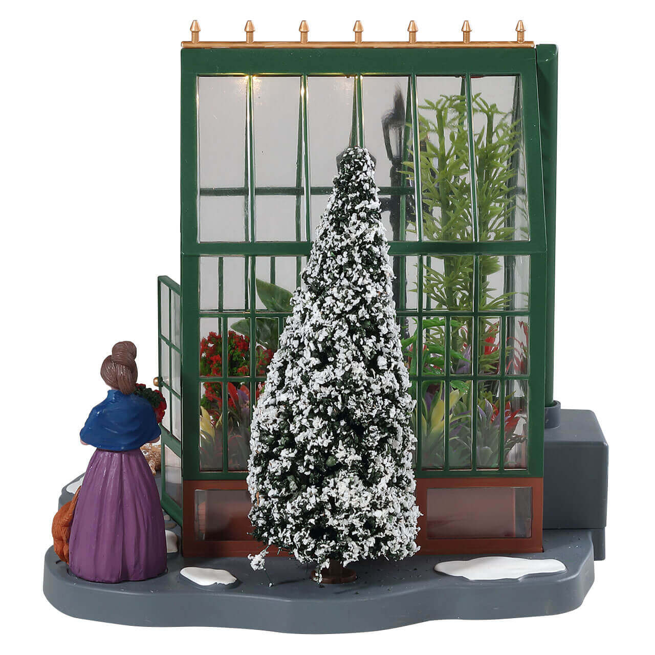 lemax-victorian-greenhouse-serre-victorienne-miniature-lumineuse image 2