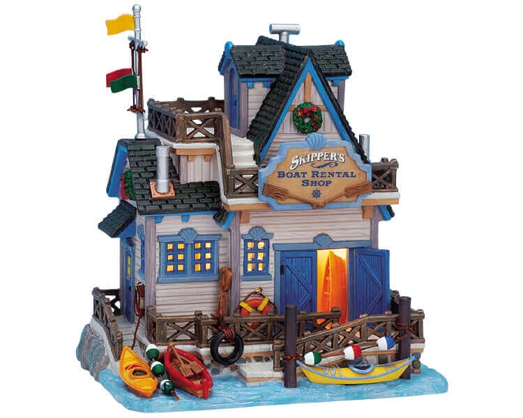 lemax-skipper-s-boat-rental-shop-maison-village-de-no-l-lumineuse image 1