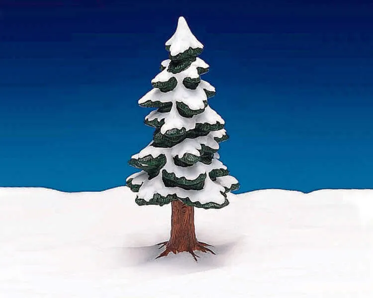 lemax-9-porcelain-pine-tree-sapin-miniature-en-porcelaine image 1