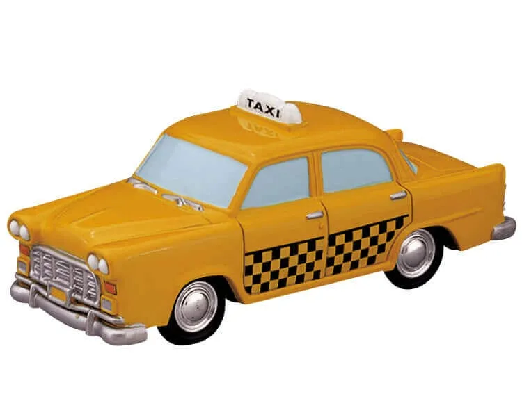 lemax-taxi-cab-v-hicule-miniature-village-de-no-l image 1