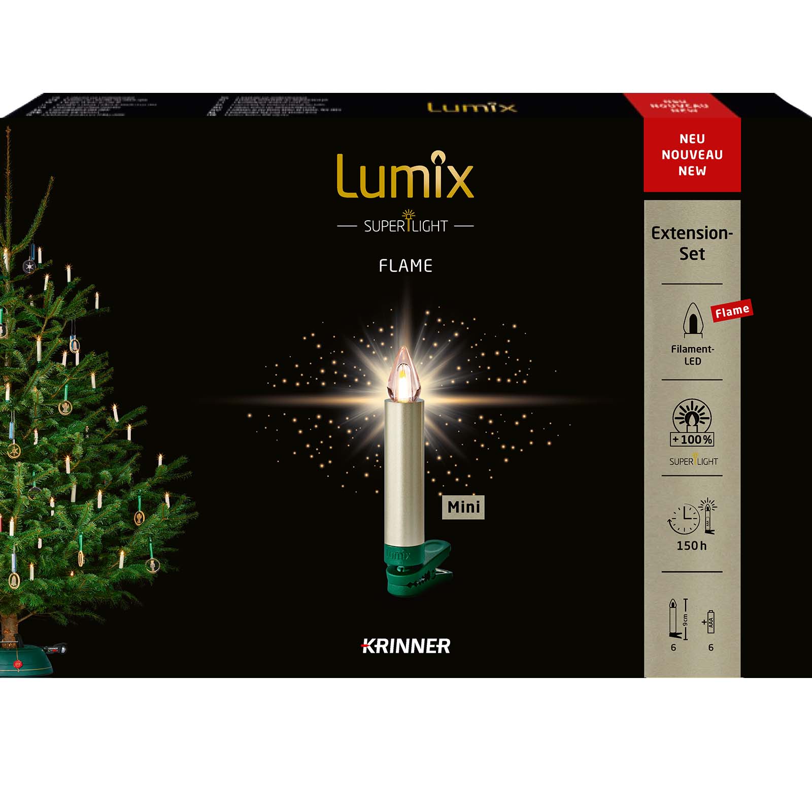 krinner-lumix-superlight-flame-mini-metallic-cashmere-extension image 1