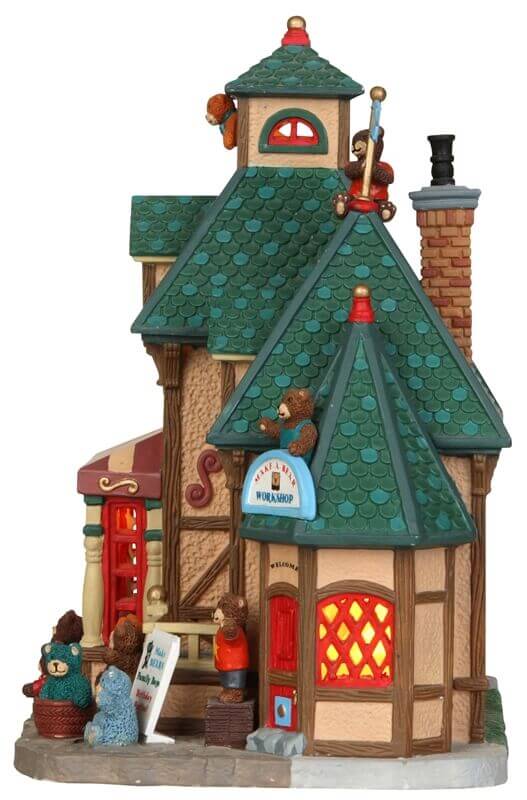 lemax-bernie-s-teddy-bears-boutique-lumineuse-village-de-no-l image 2
