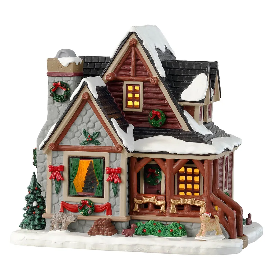 lemax-christmas-cabin-chalet-de-no-l-miniature-lumineux-vail-village image 1