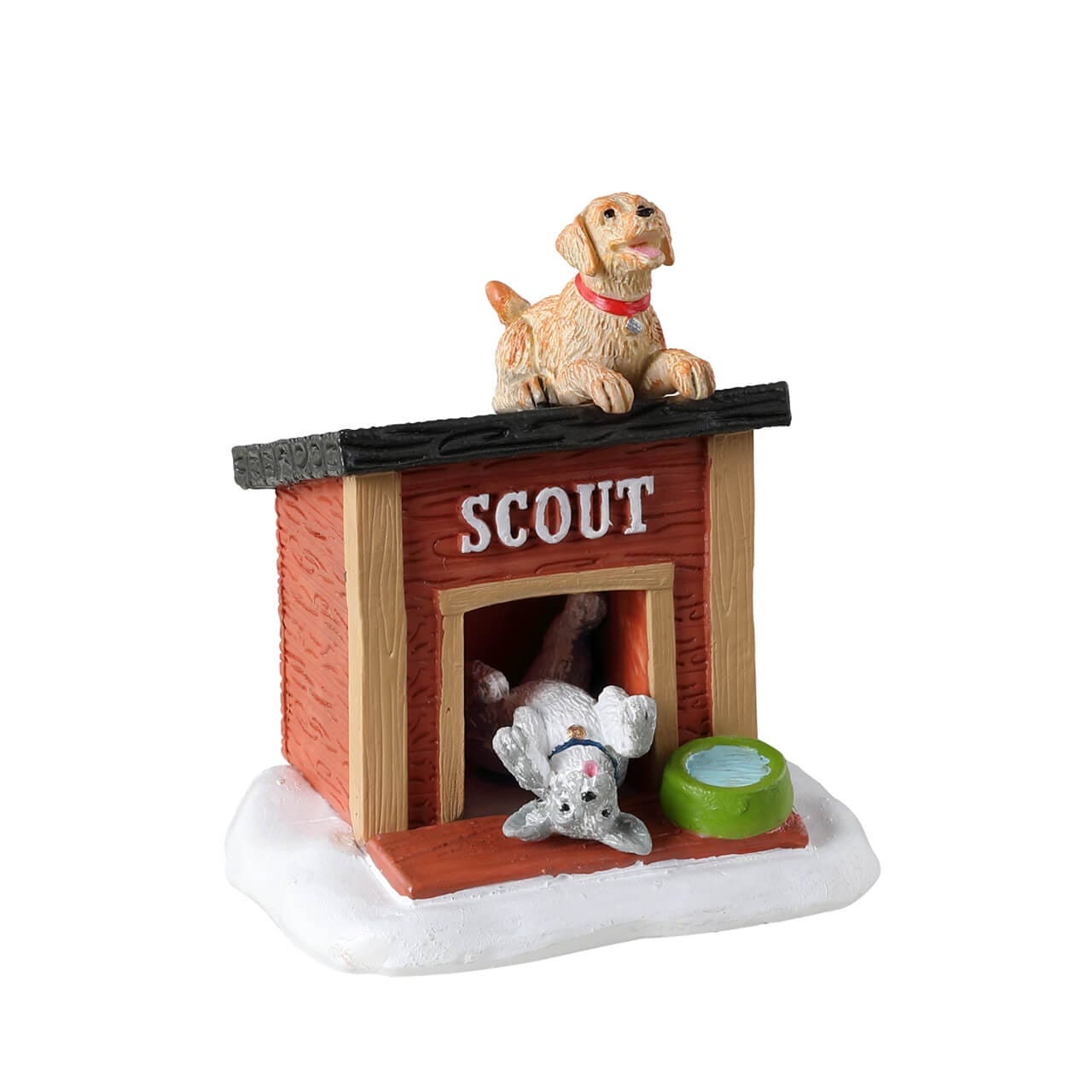 lemax-scout-s-home-figurine-niche-et-chiens-village-caddington image 1