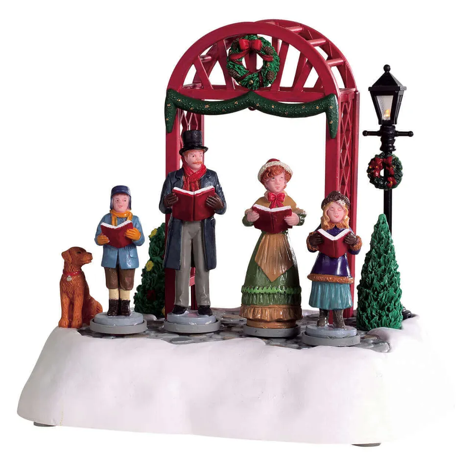 lemax-victorian-carols-chanteurs-anim-s-village-de-no-l image 1