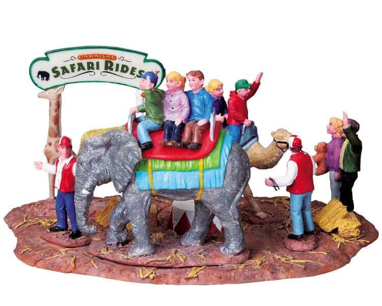 lemax-safari-rides-attraction-miniature-pour-village-de-no-l image 2