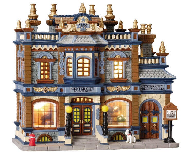 lemax-center-city-police-station-b-timent-lumineux image 1