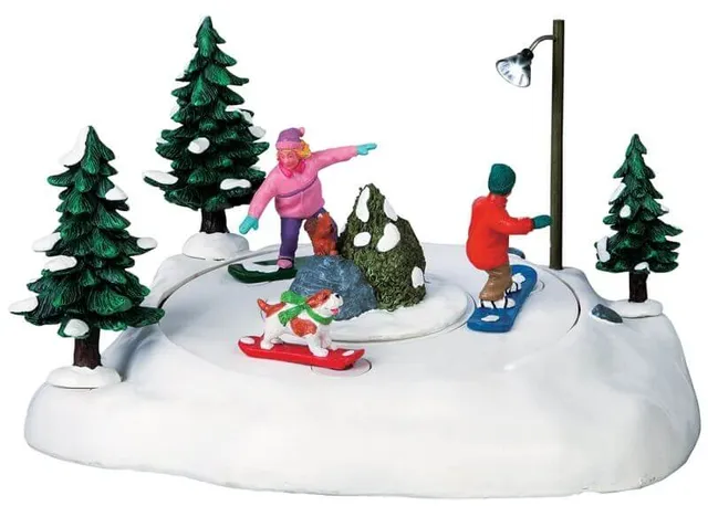 lemax-snowboarding-friends-figurines-miniatures-village-de-no-l image 1