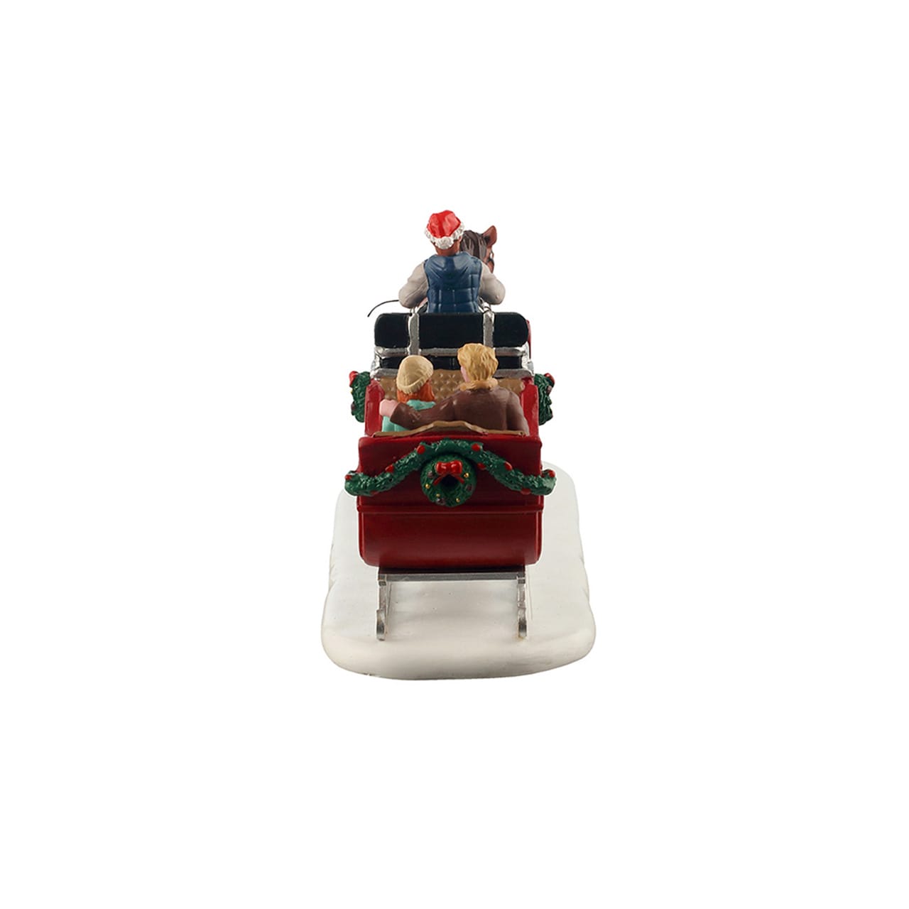 lemax-holiday-sleigh-ride-figurine-tra-neau-romantique-enneig image 3