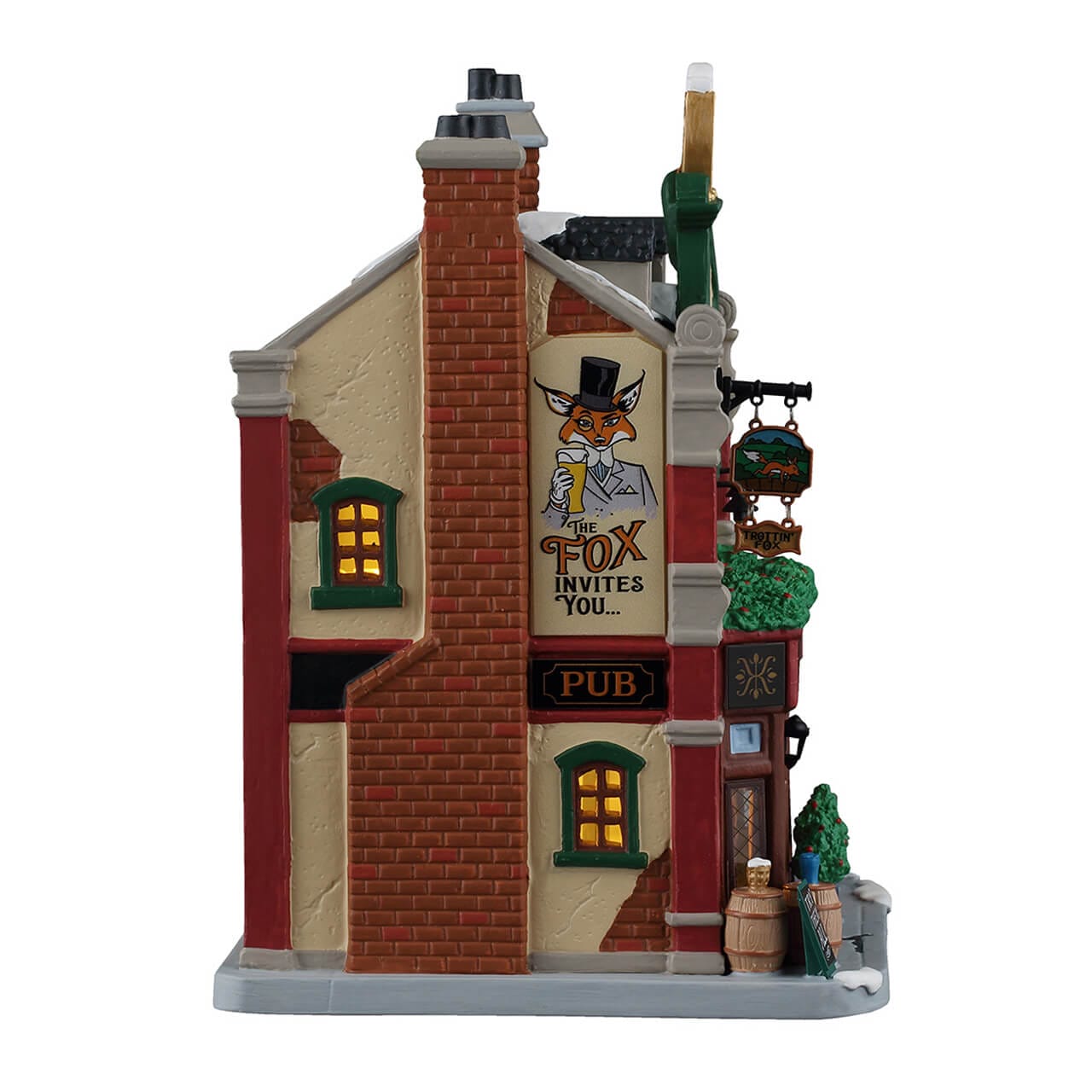 lemax-the-trottin-fox-pub-pub-miniature-illumin-caddington image 2