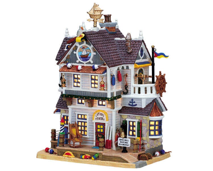 lemax-captain-andrew-s-residence-maison-lumineuse-village-de-no-l image 4