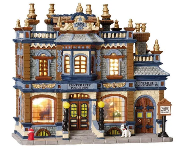 lemax-center-city-police-station-b-timent-lumineux image 1