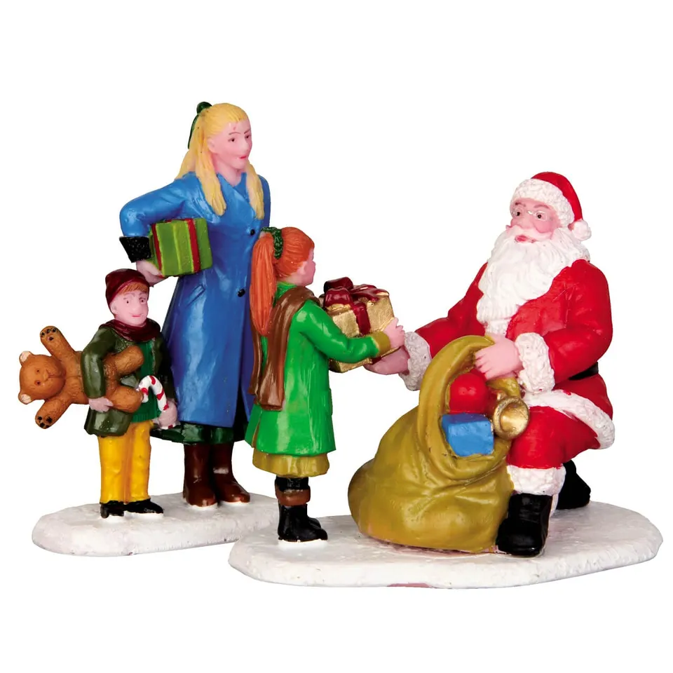 lemax-presents-from-santa-lot-de-2-figurines-village-de-no-l image 1