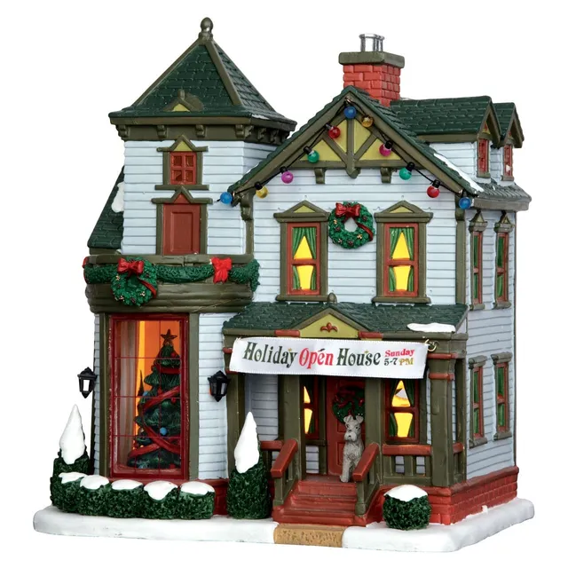 lemax-holiday-open-house-maison-miniature-lumineuse-coventry-cove image 1